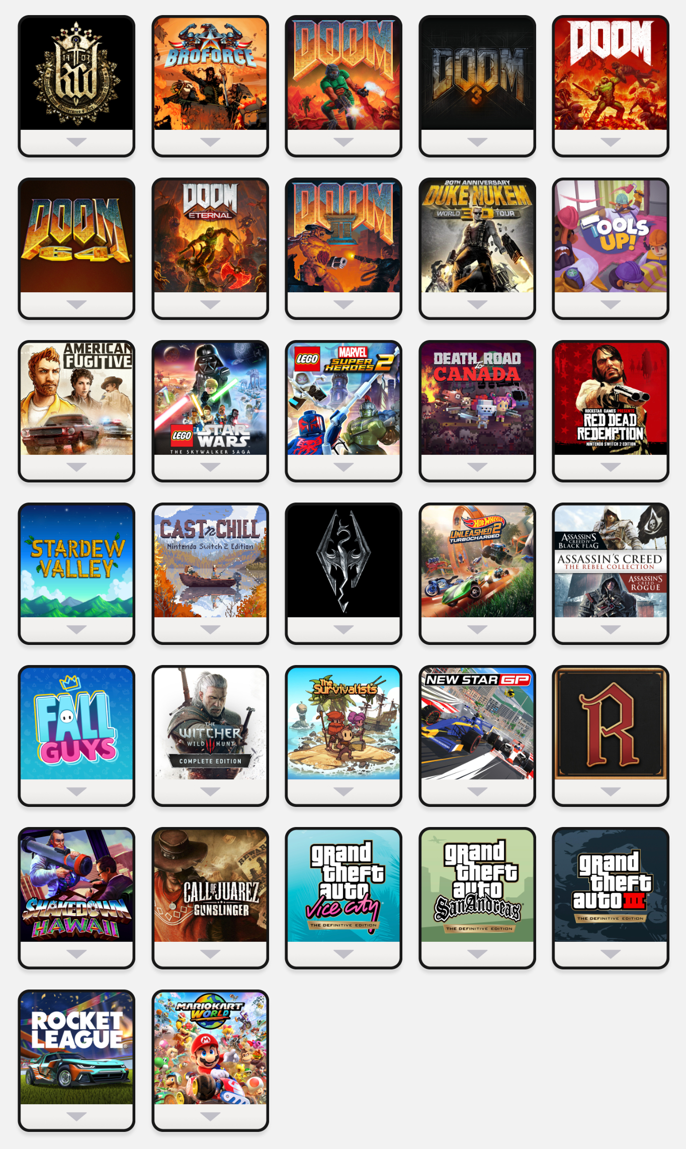 My increasingly ridiculous Nintendo Switch backlog