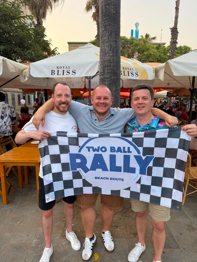 Laguna Matata completing the Two Ball Banger Beach Rally